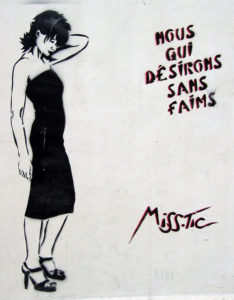 Street art a Parigi - Miss Tic