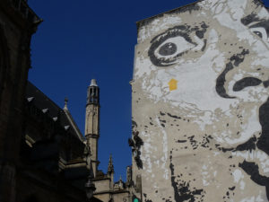 Street art a Parigi - Jef Aérosol Chuut!