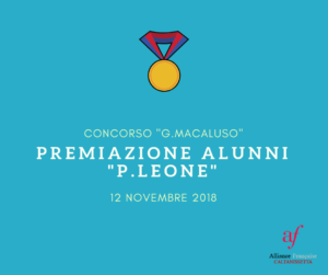 Alliance Française Caltanissetta - Concorso Giusi Macaluso